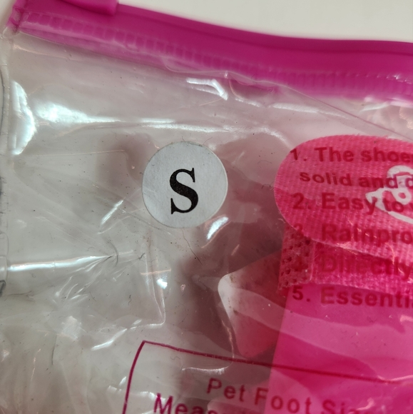 4pcs Dog Shoes, Waterproof Dog Booties, Pet Paw Protector Pet Shoes Small - Picture 7 of 10